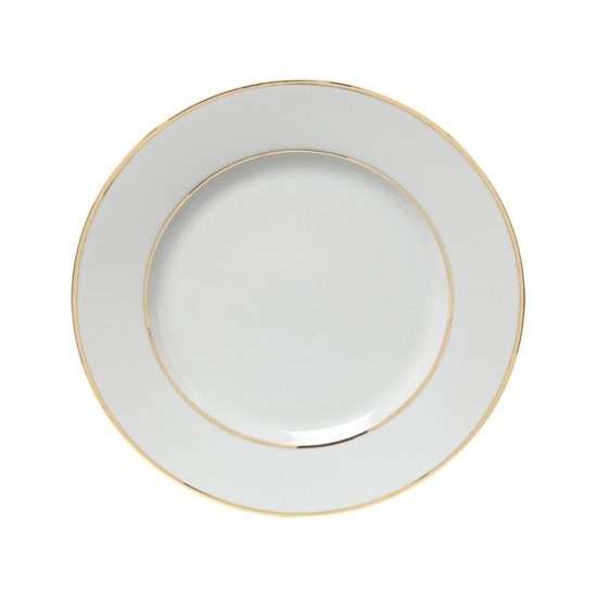 Double Gold White China Bread & Butter Plate 6 Inch