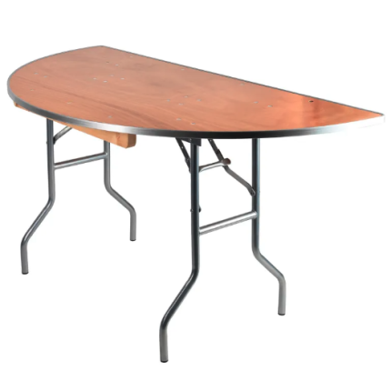 60 inch half round table Rentals