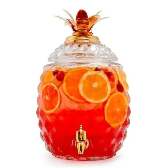 Glass Pineapple Drink Dispenser Rental