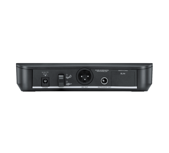 Shure BLX Wireless Mic Backside