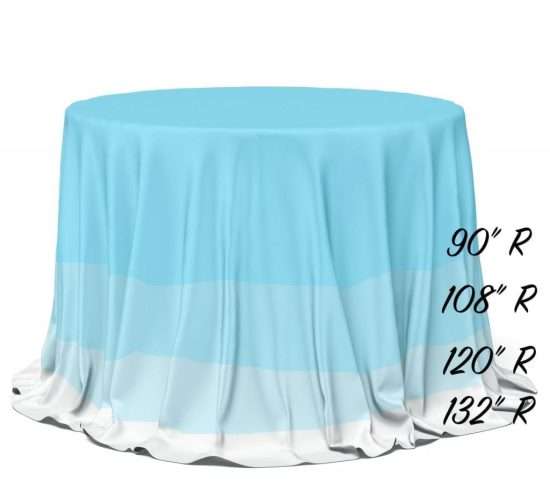 Tablecloths by size