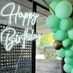 Happy Birthday Neon Sign Rentals Santa Barbara