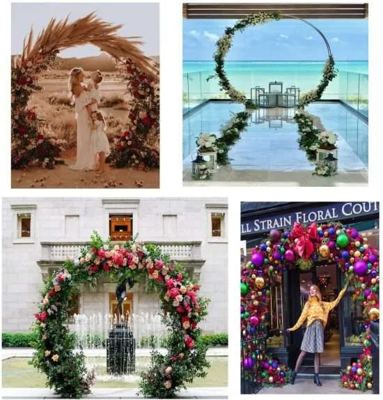 DIY Flower Arch Decoration Santa Barbara