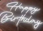 Happy Birthday Neon Sign