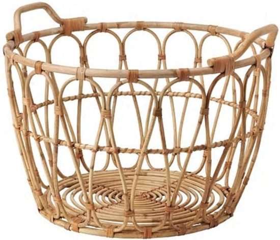 Rattan Basket Rental – 21"x15" | Santa Barbara Weddings